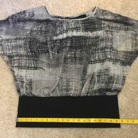 Ispiri Abstract Print 2 in 1 Flutter Sleeve & Tank Top - Picture 15 of 16